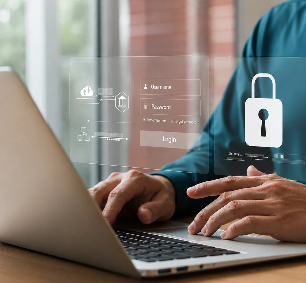 DeskStack security: private isolated instance, access controls, SSO and 2FA, audit logs, isolated infrastructure, encrypted data, and daily backups