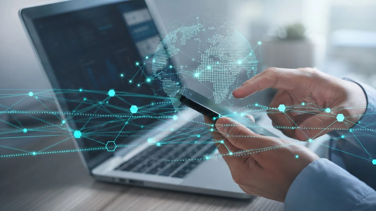 DeskStack connecting to a global network of tools and devices